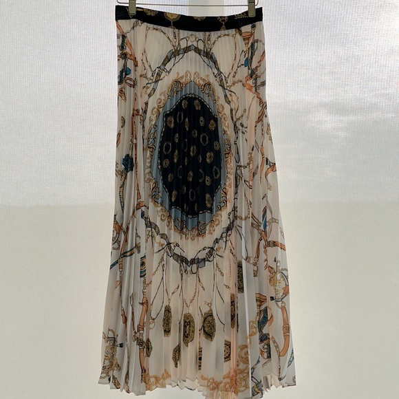 ZARA woman pleated midi skirt - Picture 6 of 6